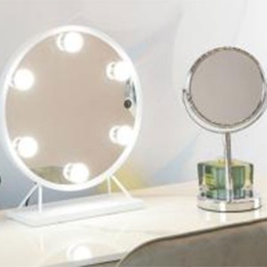 China wholesale Makeup Desk Mirror With Lights Manufacturers –  Hollywood LED light bulb makeup mirror – Mascuge
